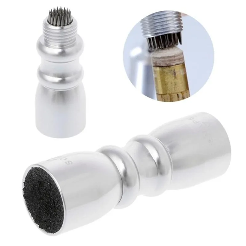 

Многофункциональный инструмент 3-в-1 для обработки наконечников бильярдных киев: формирователь, шабер, аэратор, таппер