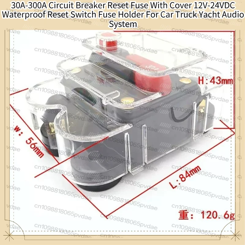 disjuntor-com-fusivel-de-rearme-e-tampa-30a-300a-12v-24vdc-interruptor-de-rearme-a-prova-d'agua-suporte-para-fusivel-para-carro-caminhao-iate-e-sistema-de-audio
