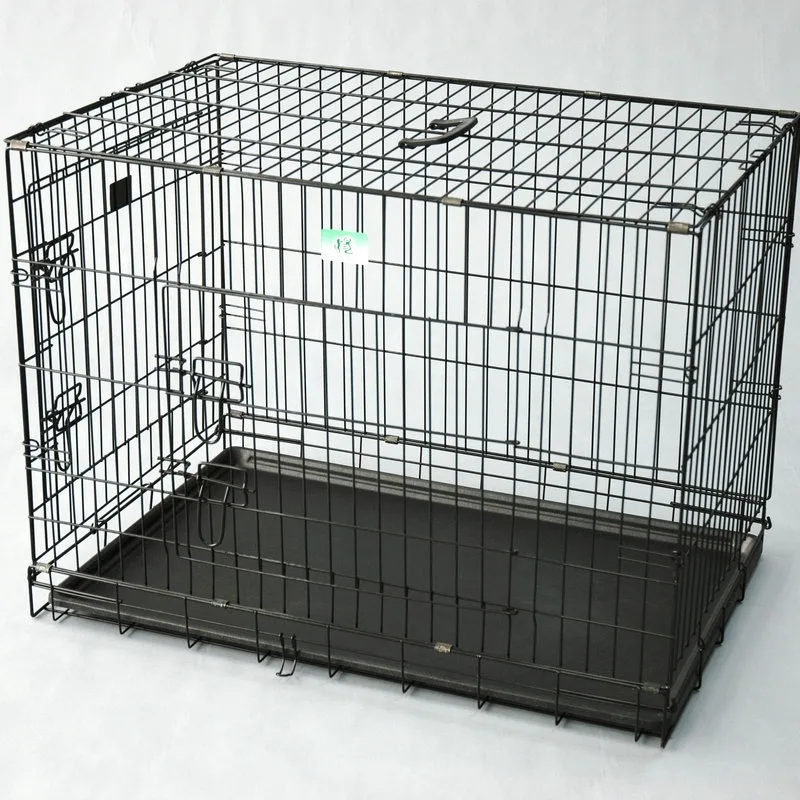 

Wholesale Multiple Sizes Kennel Metal Foldable Stainless Steel Dog Cage for Dog