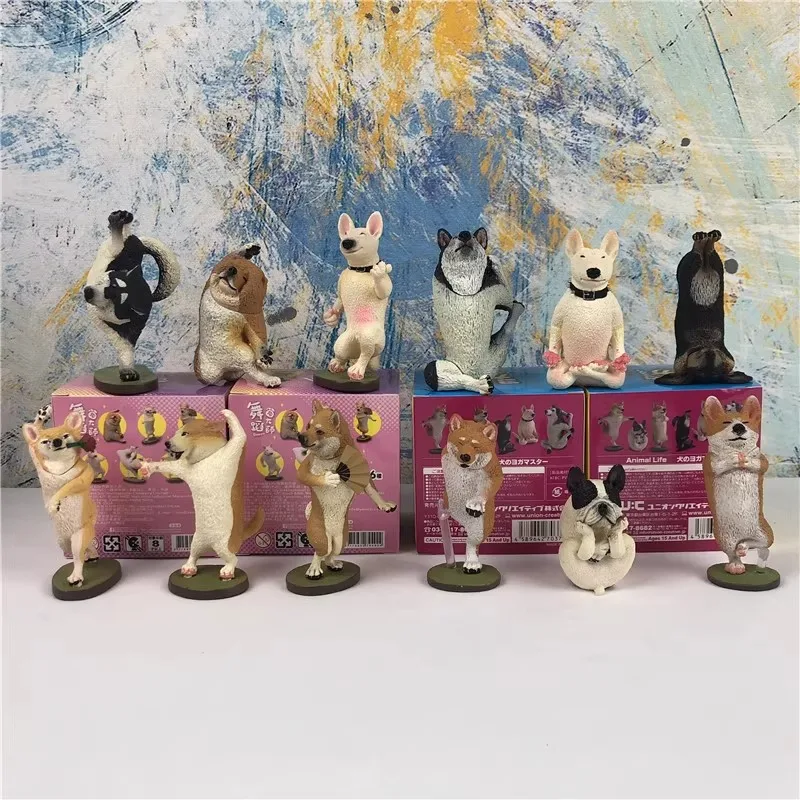 

Original Mystery Box Cute Dog Dance Blind Boxes Aciton Figure Kawaii Anime Figurine Pvc Models Dolls Toys Gift