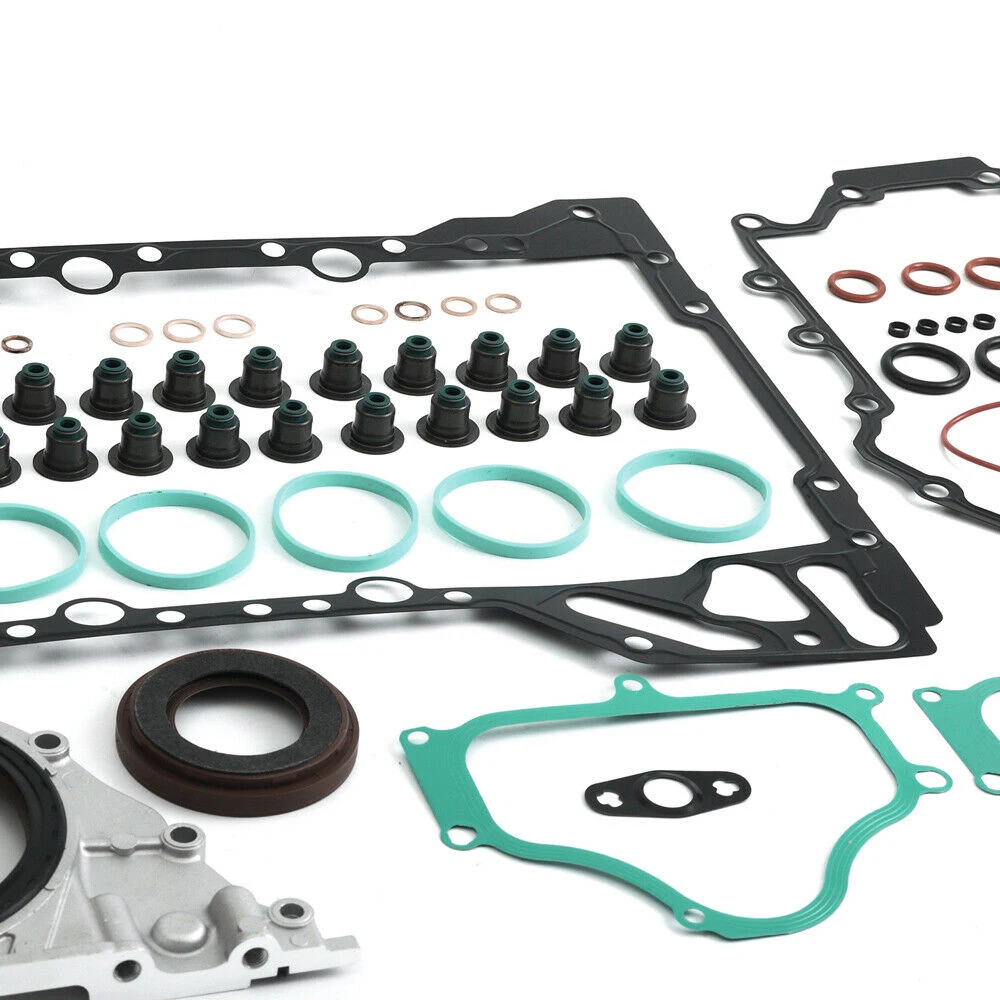 11128008122,11140149405,11147512100,11148483798 Engine Overhaul Gasket Set For BMW 550i 750Li X5 X6 F10 F02 F07 E70 E71 N63 4.4L