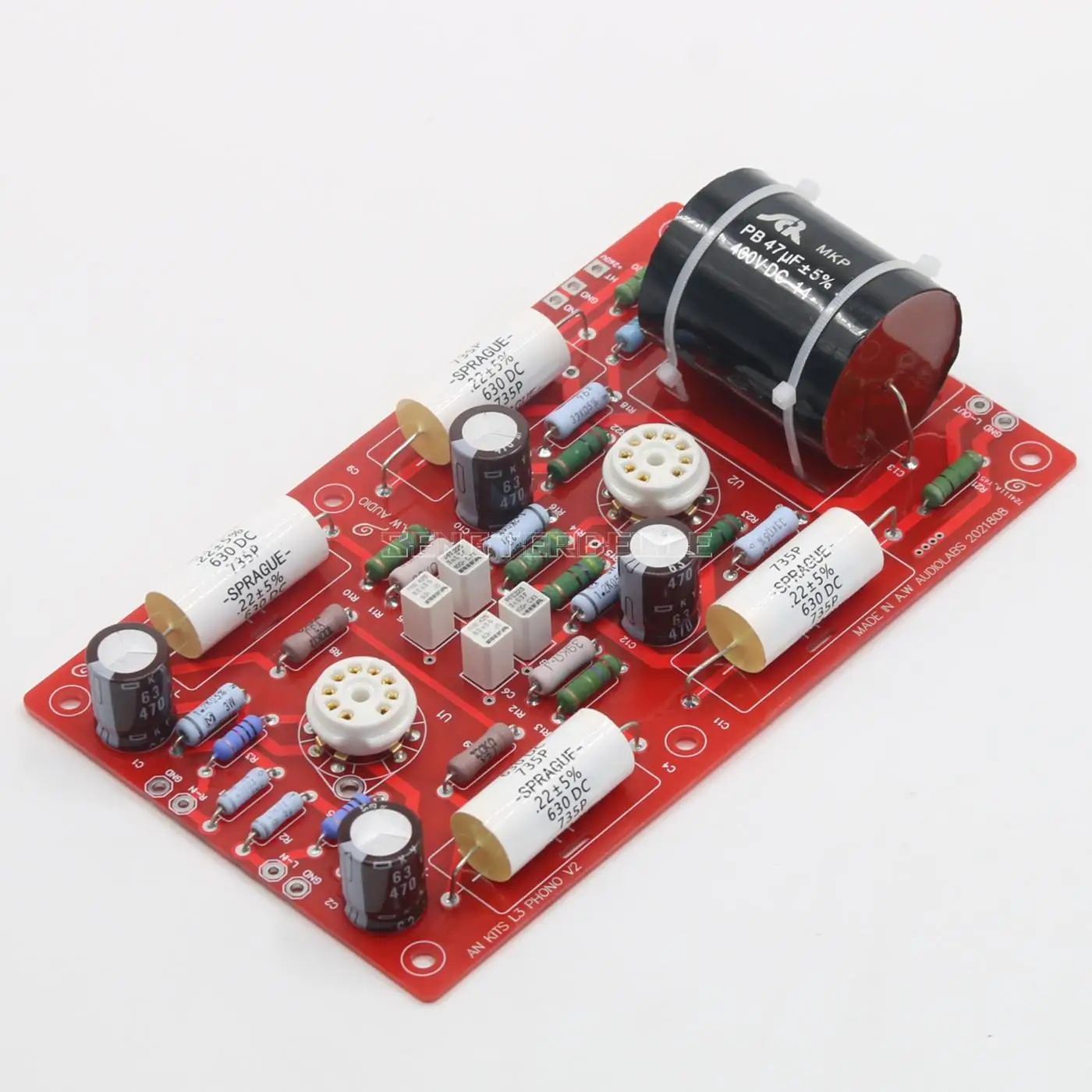 Reference Audio Note L3 RIAA MM Phono Amplifier Board HiFi Stereo ECC83+ECC88 Vacuum Tube Phonograph Amp Kit