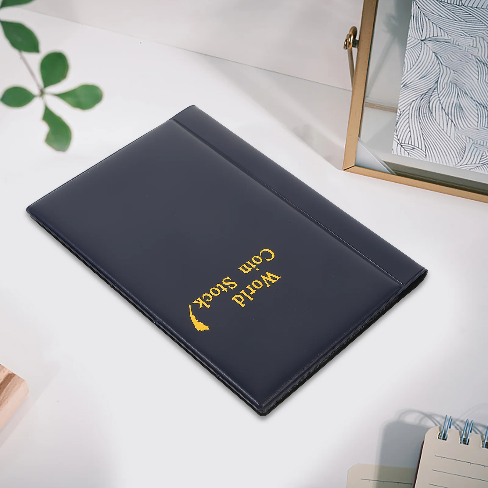 Coin Book Collection Picture Album Books Storage for All Coins Pu Photo