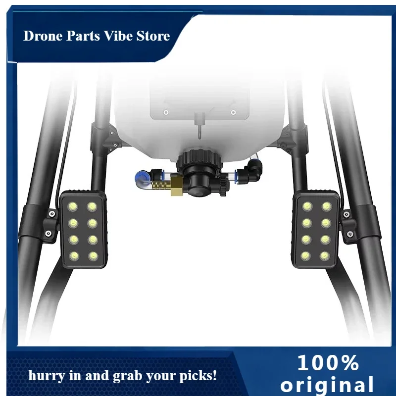 

APNew Release EFT 80W High Brightness Dr-one Spotlight 30mm/2pcs for EFT Z30 Z50 Agriculture Sprayer Nighttime Flight Helper