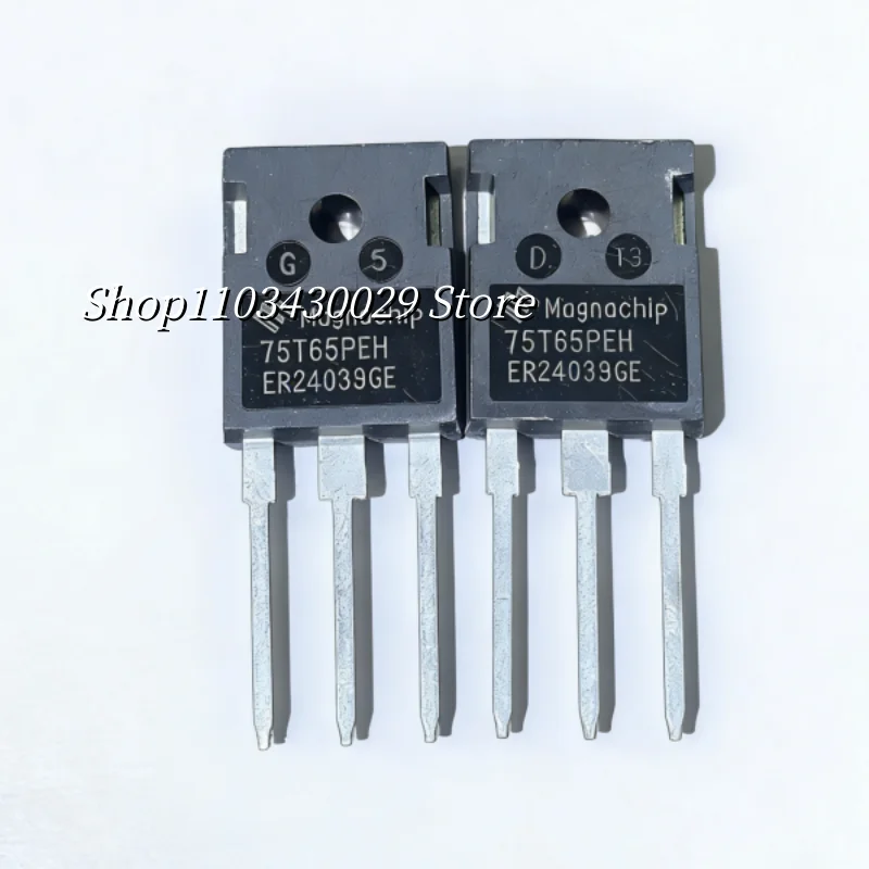 

10 шт. восстановленных оригинальных силовых транзисторов IGBT MBQ75T65PEH 75T65PEH TO-247 75A 650V