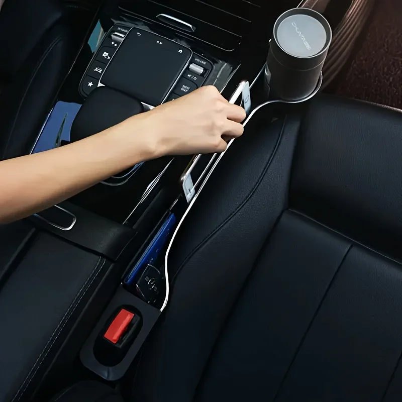 2-Pack Car Seat Gap Cup Holder – Multifunctional Organizer Box for Front & Rear, Interior Storage image 4