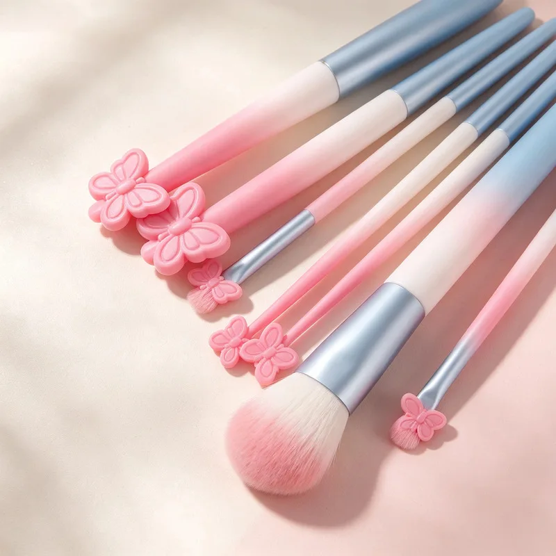 Blue 22-piece Makeup Set, Beauty Egg Makeup Brush Set, Dry And Dual-purpose Wet Sponge Air Cushion Powder Puff