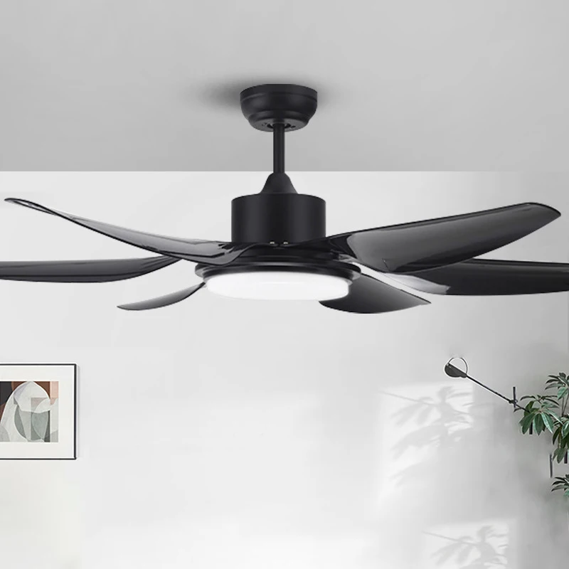 

OUFULA Nordic LED Fan Light American Style Restaurant Living Room Study Ceiling Fan Light Remote Electric Fan Light