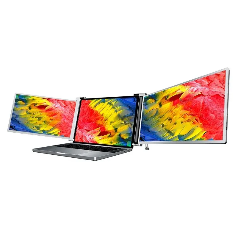 Dual-line dual-screen portable monitor notebook secondary screen