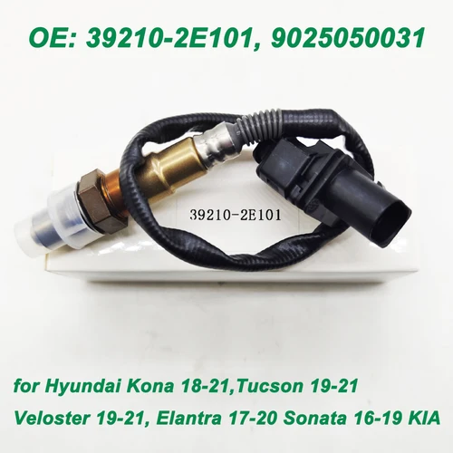 Imagen 1 del producto Sensor de oxígeno para coche, accesorio de medición de O2 para Hyundai Elantra, TUCSON, Sonata, Kia, Forte, Optima, Soul, 2015-2018 OE, 39210-2E101, 9025050031, 392102E101