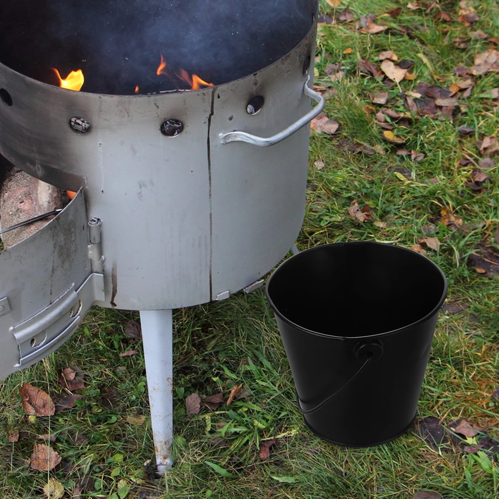 

Efficient Oil Drip Bucket for Grill and Frying Reusable Tinplate Grease Collector Outdoor Barbecue Cooking Accessory