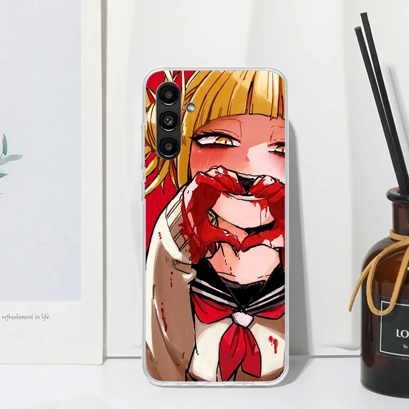 Himiko Toga Waifu Anime MHA Etui na telefon do Samsung Galaxy A15 A25 A35 A55 A14 A24 A34 A54 A13 A23 A33 A53 A12 A22 A32 A52 A05S A