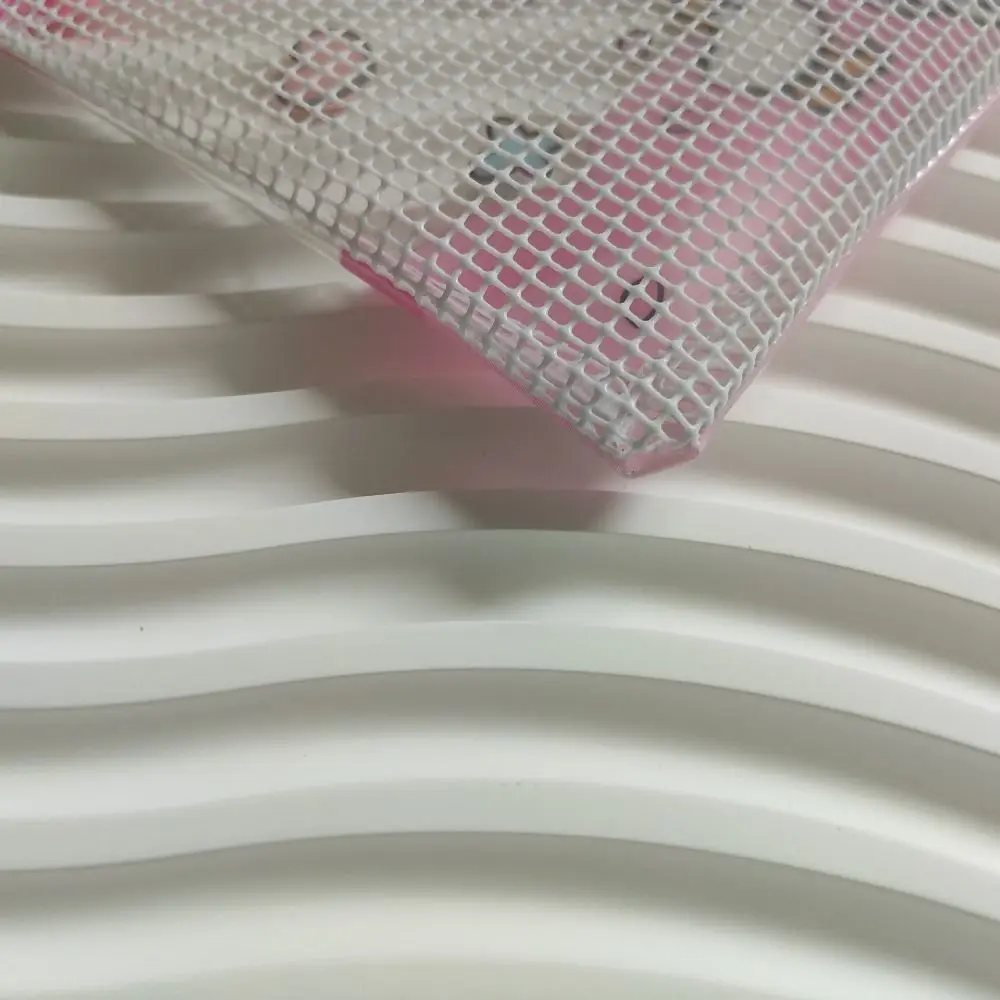 3PCS High Quality PVC Mesh File Bag Capybara A4/A5/A6 Zipper Pen Bag Waterproof Large Capacity Grid Storage Bag