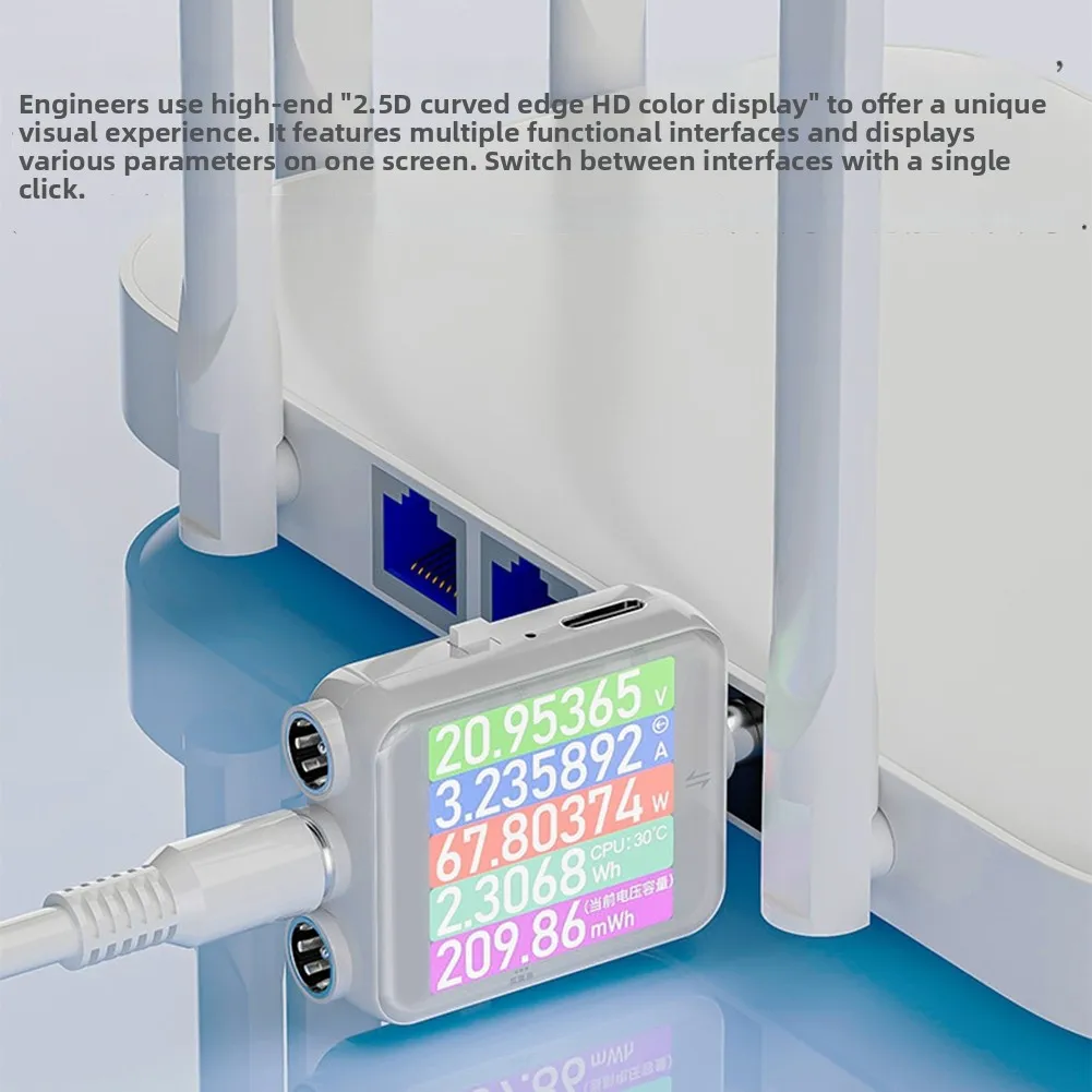 B50 DC Multifunction Tester with Simultaneous Voltage Current and for Power Readings Plus Peak Detection and kWh Accumulation