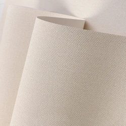 Modern Nordic Linen Grey Wall Papers Home Decor Non Woven Solid Color Straw Wallpaper for Living Room Bedroom Covering Beige