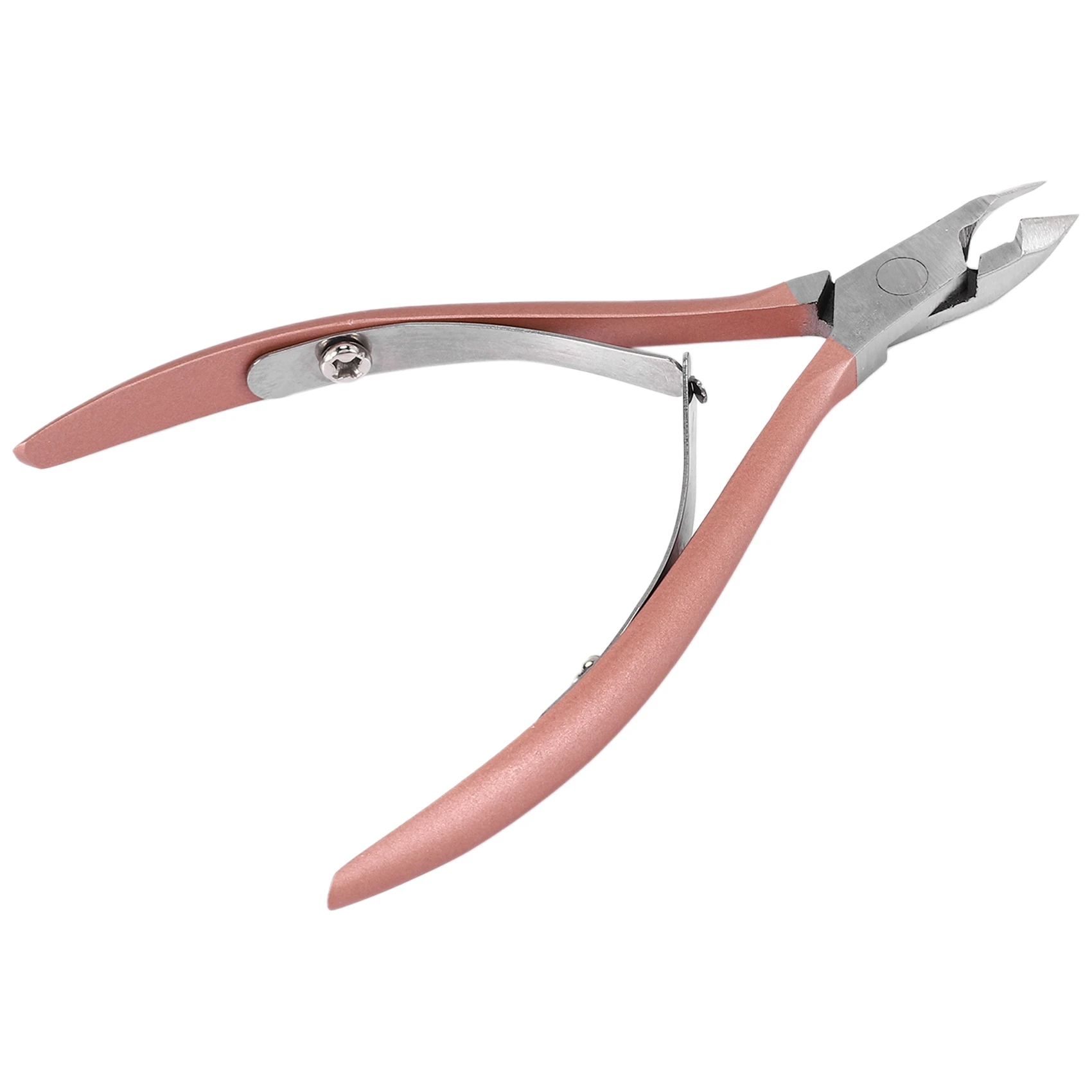 Nail Cuticle Pusher Tweezer Cutter Nipper Clipper Dead Skin Remover Manicure Art Grooming Tool Beauty Nail Pliers Pink