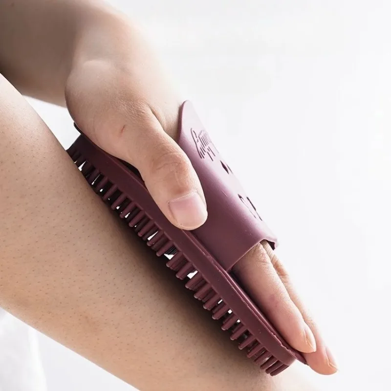 Brosse de massage corporel, brosse pour les méridiens, relaxation corporelle, réduction de la cellulite, brosse de massage pour le dos et les jambes, brosse manuelle pour les méridiens