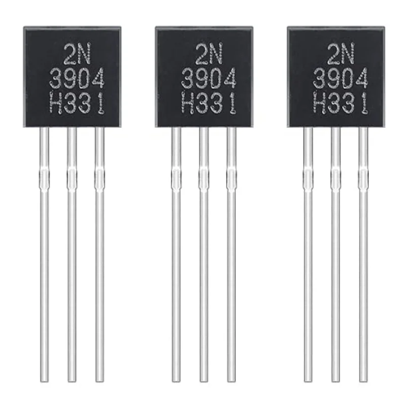 

2N3904 Transistors Silicon NPN General Purpose Amplifier Transistor TO-92 60V 200mA (Pack of 200pcs)