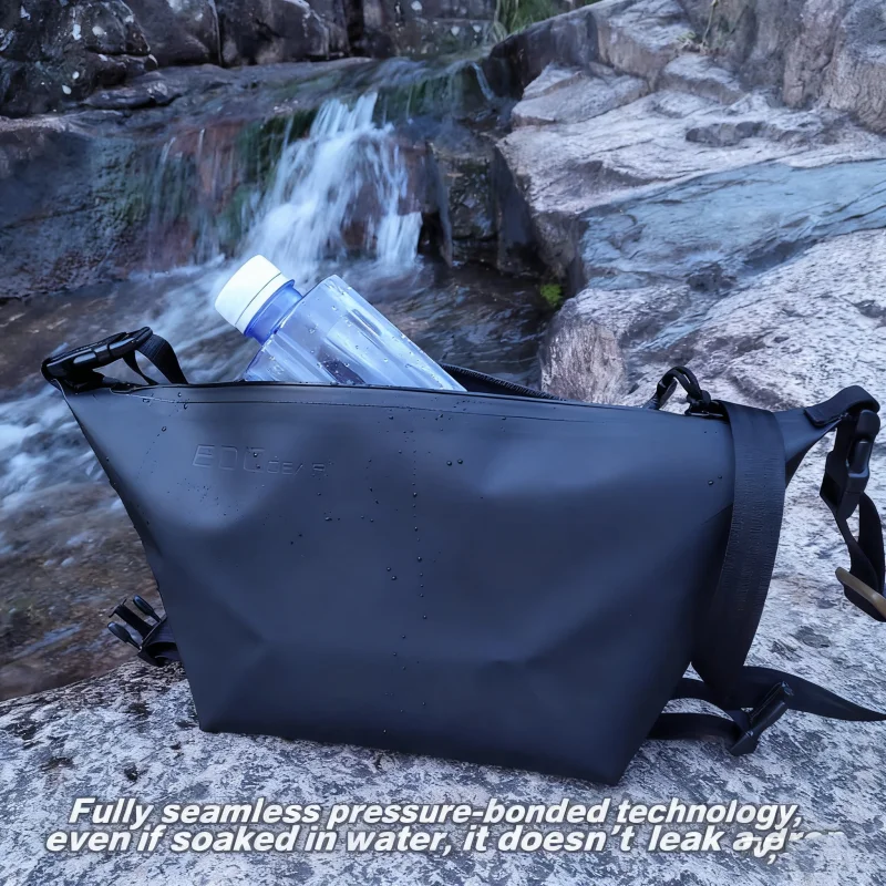 حقيبة Hyperlon Crossbody Sling - حقيبة حمل يدوية مقاومة للماء للتخييم والغوص والمشي لمسافات طويلة والرياضات المائية