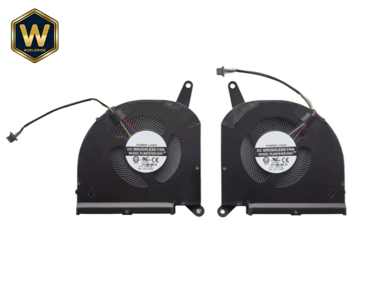 SX DC12V 0.50A 4 Pin Laptop CPU GPU Cooling Fan for Gigabyte Aorus 15G 15P 17G XC XB RX7G PLB07010S12HH