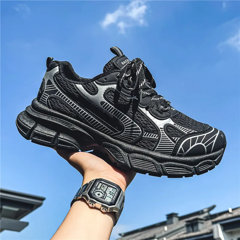 Men Women Sneakers Plus Size 41 42 43 Women\'s Casual Shoes Fashion Chunky Sneakers Woman Thick Sole Sport Shoes  Big  Size Shoes