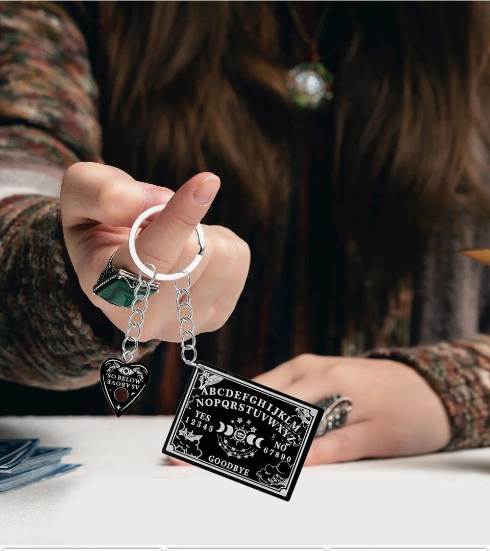 Keychain Ouija board divination keychain