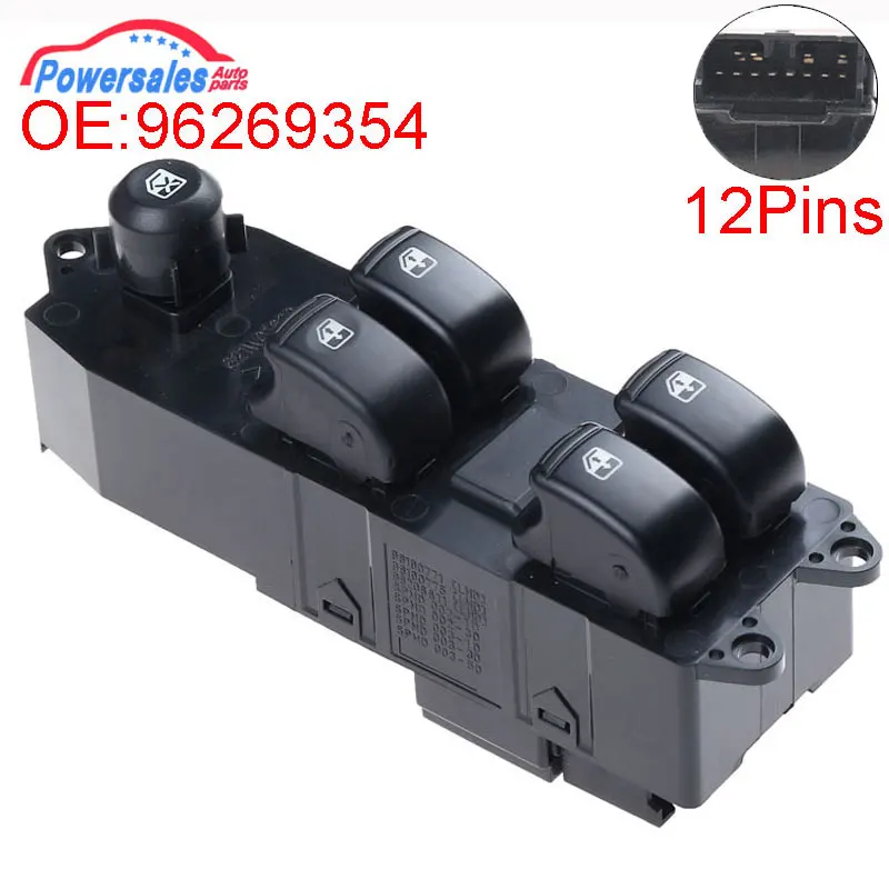 96269354 LHD Left Driver Side Power Window Switch For Daewoo Nubira 96190771 96190775