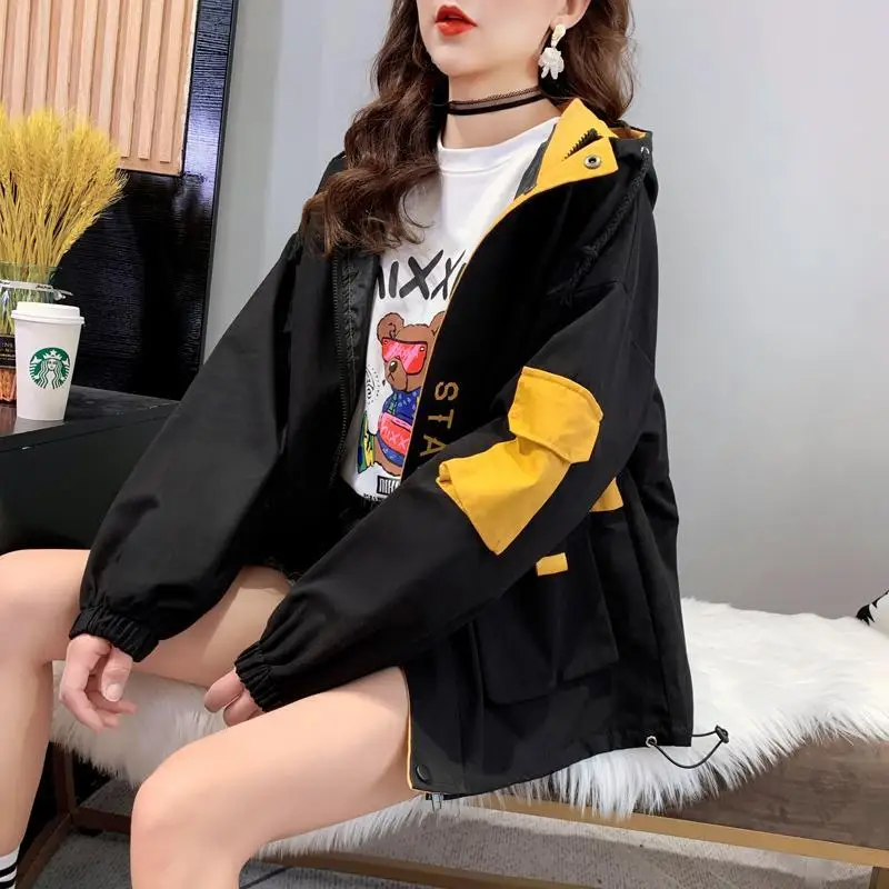 Workwear to Overcome Challenges of Outerwear Women Spring 2024 New Korean Loose and Lazy Style Stylish and Versatile Jacket