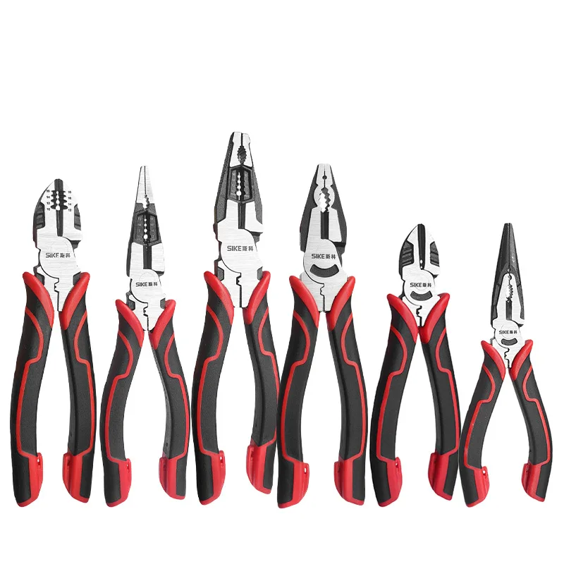 

Multifunctional Heavy Duty Alloy Wire Cutters Diagonal Needle Nose Pliers Hardware Tools Universal Electrician Wire Pliers Set