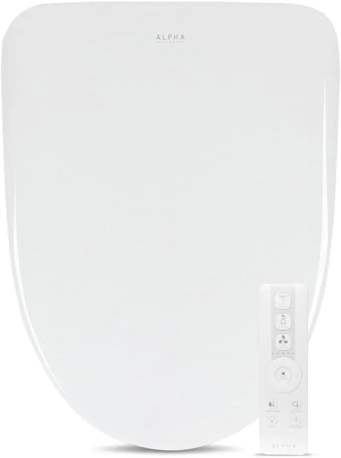 Pure Bidet Toilet Seat in Elongated White | Ultra Low Profile