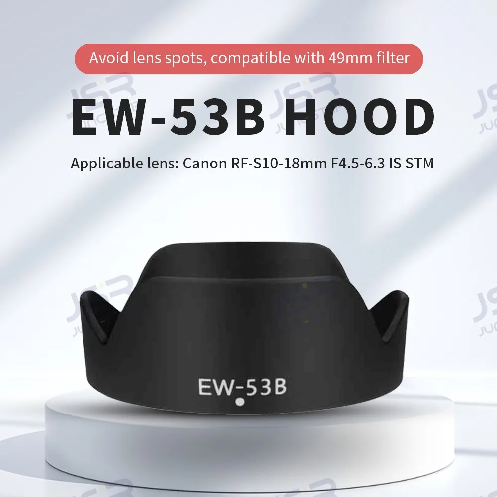 Подходит для светового экрана Canon RF-S 10-18 мм для замены легкого сверхширокоугольного объектива EW-53B 10-18 F4.5-6.3 IS STM.