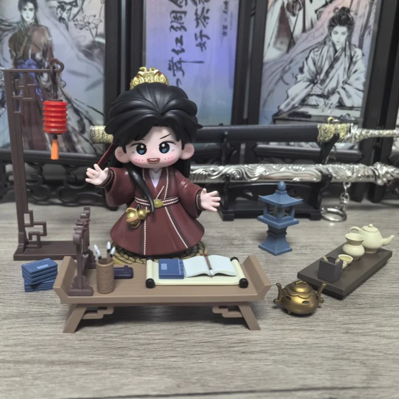 النمط الصيني القديم تجميعها عرض نموذج الدعائم الصغيرة تحصيل اللعب الفني المشهد الملحقات عمل أرقام #6