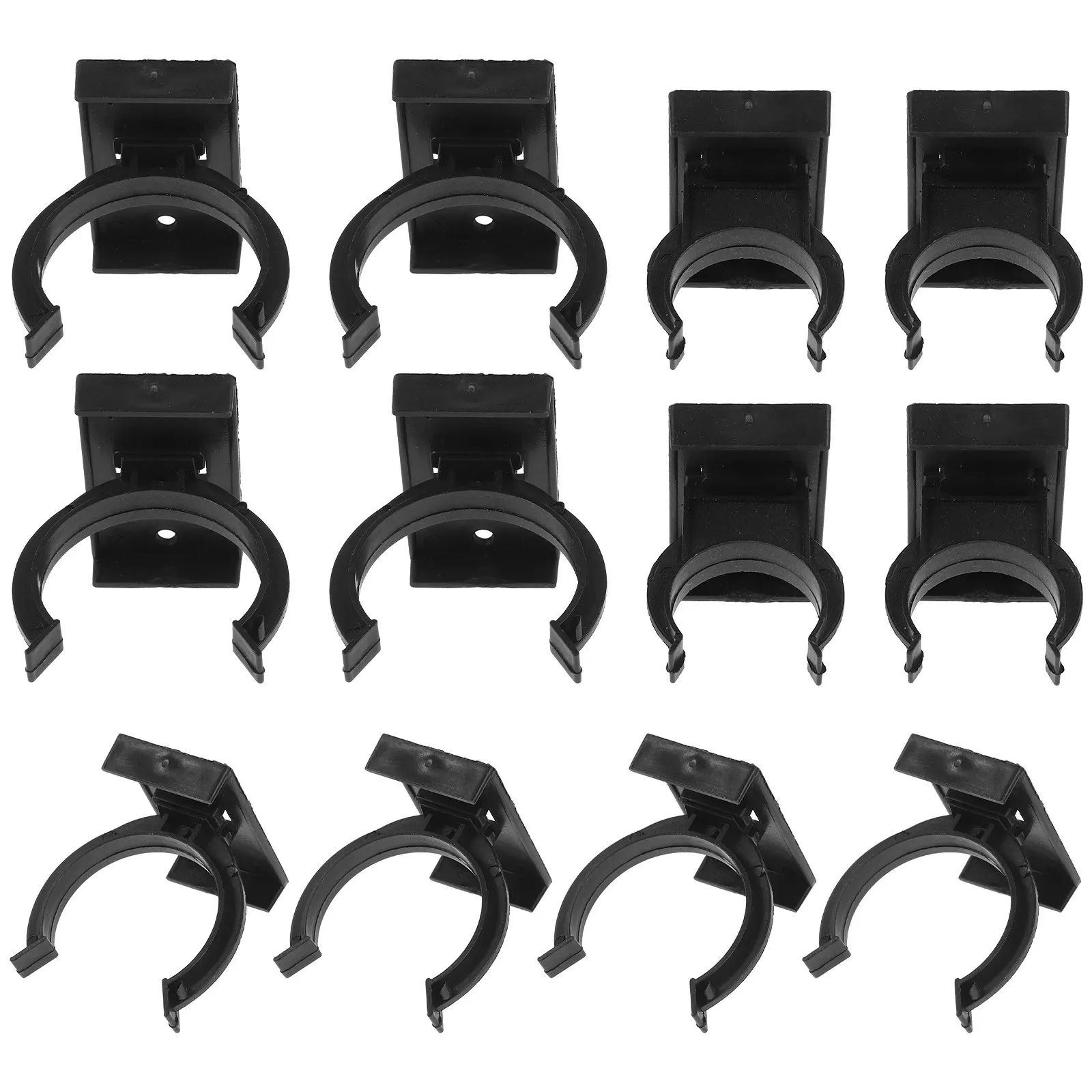 20Pcs Plastic Kitchen Leg Plinth Clips Cabinet Leveling Kick Clips Snap Design Furniture Floor Protector Height Adjustable