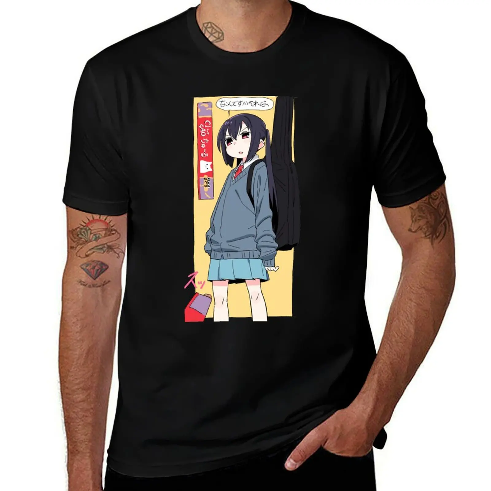 

t K-on quality mens high shirts t T-Shirt graphic T-Shirt shirts t cotton shirts Azusa oversize anime