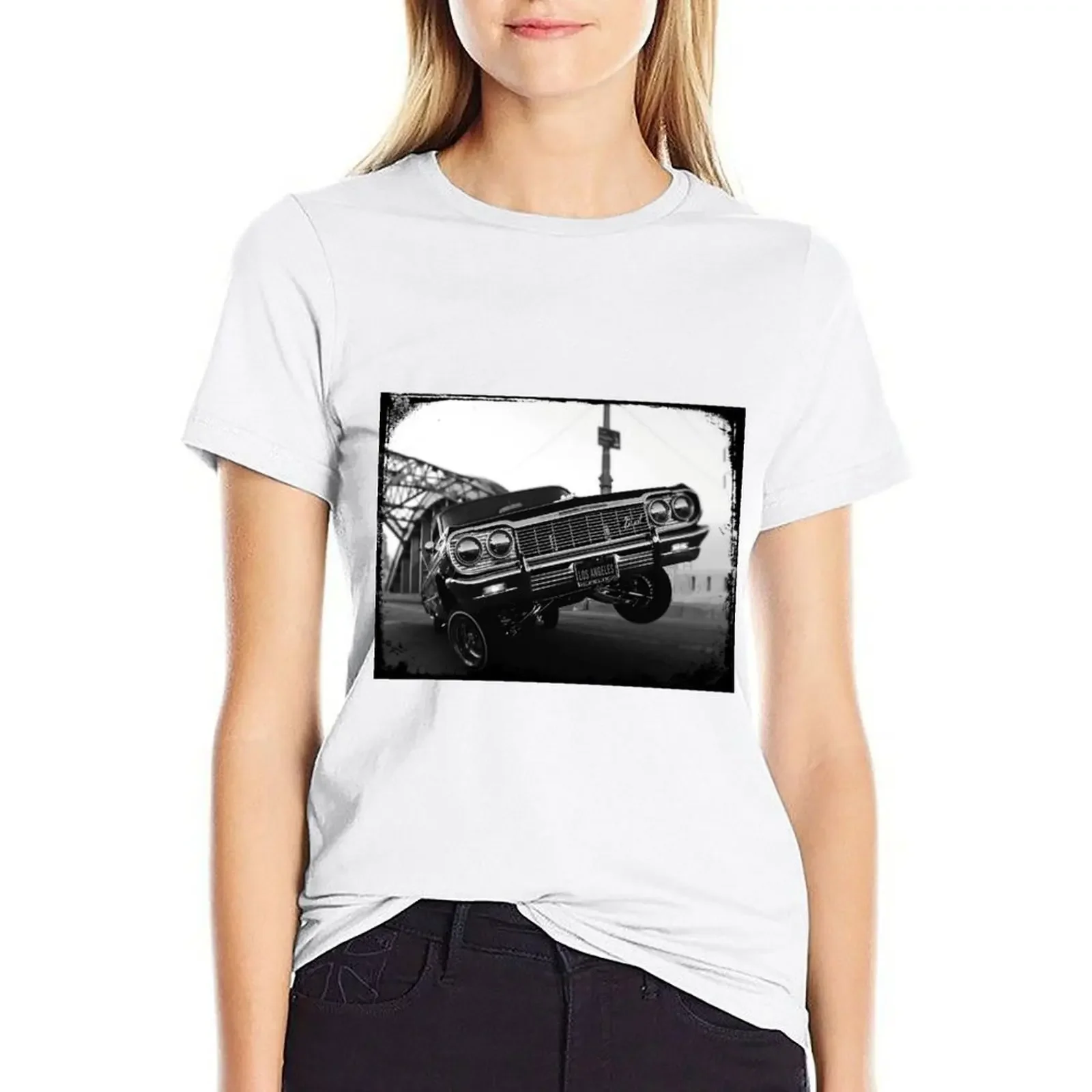 OlD School Los Angeles Lowrider T-shirt cute clothes aesthetic clothes tops Women