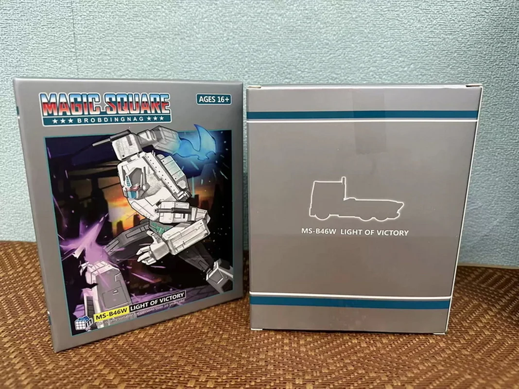 Op voorraad Transformatie Robotspeelgoed Magisch vierkant speelgoed MS-B46W MSB46W Licht van de overwinning OP. G1 2.0 witte versie actiefiguur speelgoed