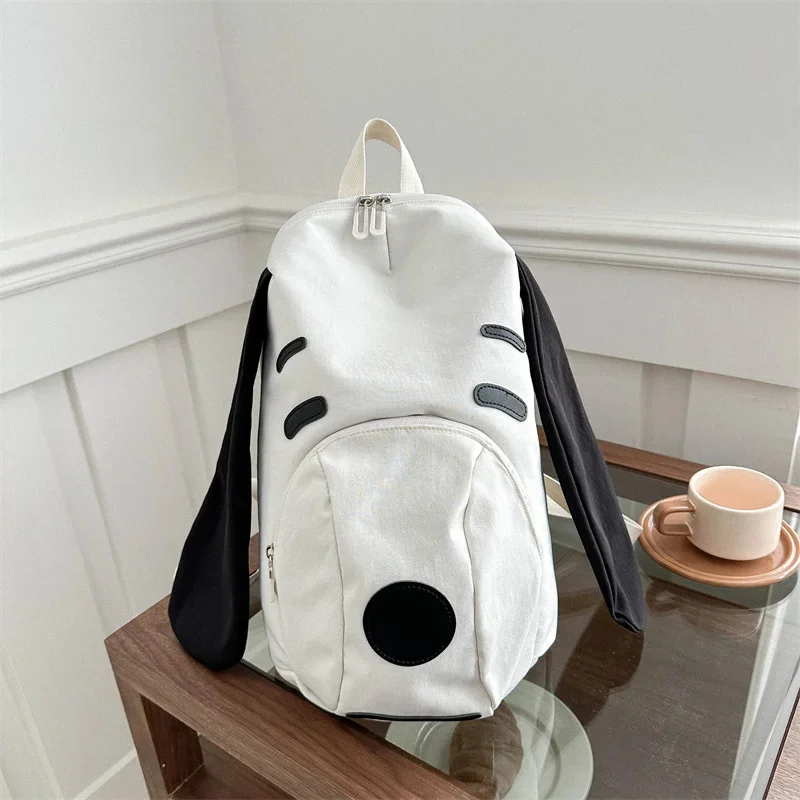 Y2K Dog Backpacks Korean Ins Casual JK Cute Little Dog Oxford Cloth Japanese Cute Student Bag Travel High Capacity Backpacks New