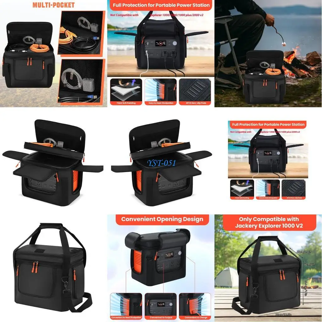 

E15A Travel Storage Bag Portable Power Station Replacement for 1000 V2 Storage Case Protective Case Portable Bag Accessories
