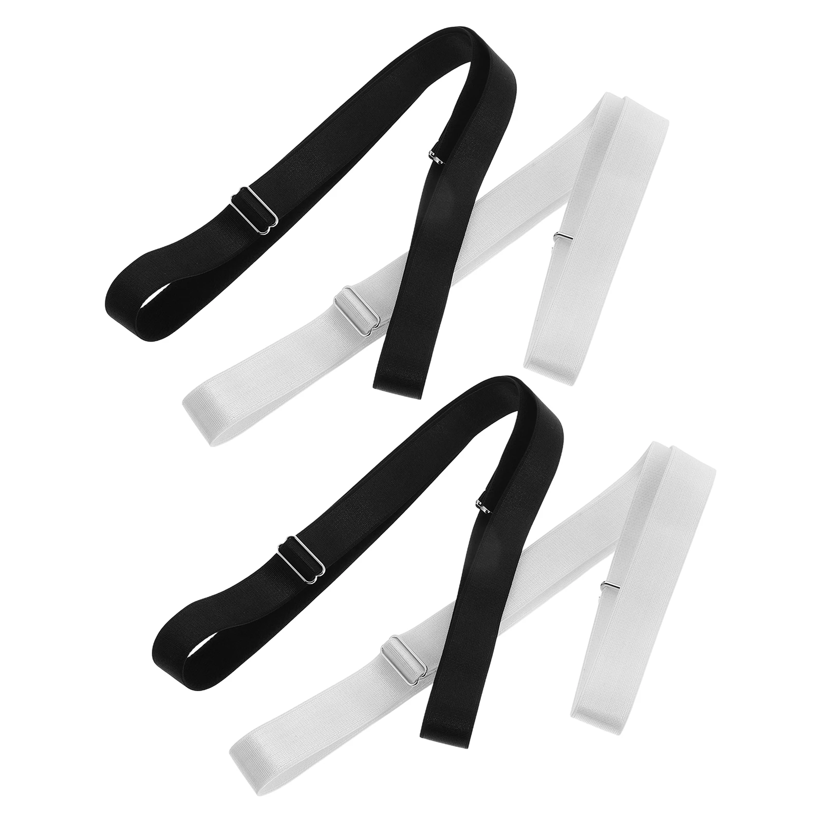 

4 Pcs Stay Belt Anti-slip Straps Clips for Women Tops Adjustable Bands Nonslip Shirt Clips For Women Wrinkle-free Bodyhugging
