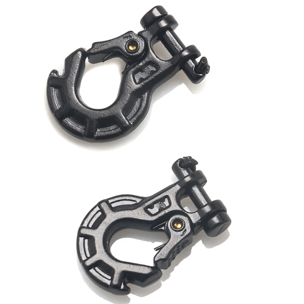 

Winch 1/10 RC Car Alloy Portable Handle Realistic Design Cool Decoration Tow Hook Crawler Rc Car Tow Hook Model Tool