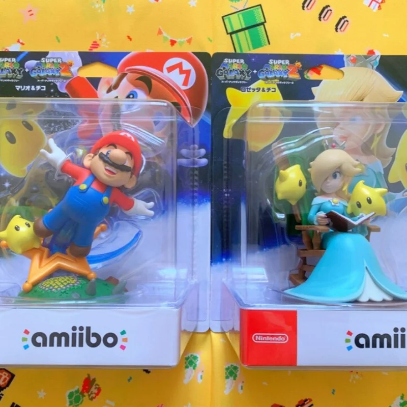 

Оригинальные японские фигурки персонажей Rosalina и Luma из серии Galaxy, аниме-игры, настольные украшения, коллекционные подарки