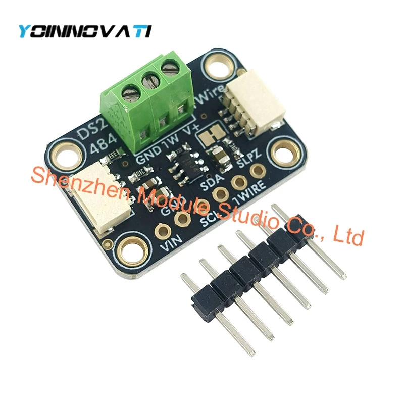 1PCS/3PCS DS2484 I2C to 1-Wire Bus Adapter STEMMA QT/Qwiic Compatible with JST SH Connector for Electronics