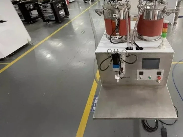 Motor Sensor  Two Part Component Liquid Silicone Epoxy Resin Glue Dispensing Mixing Potting Filling Machine