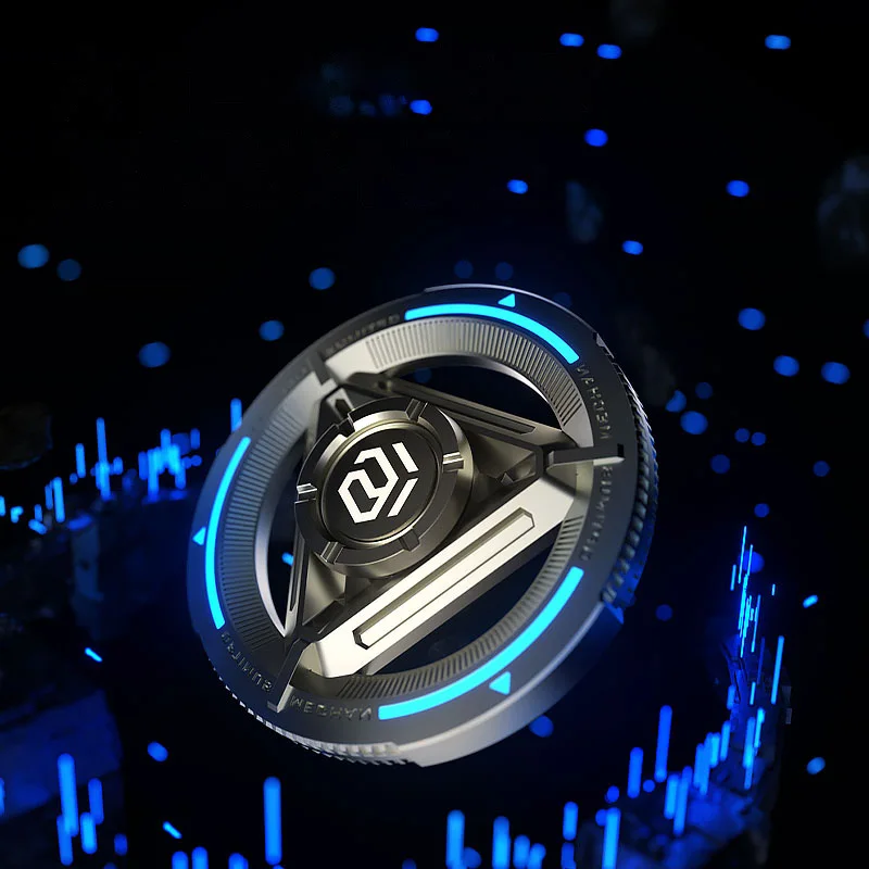 YIJOO Metal Fidget Spinner for Adults, Anti-Anxiety Stress Relief Toy with Smooth Gyro Spinning,Durable Gift for Focus & Calming