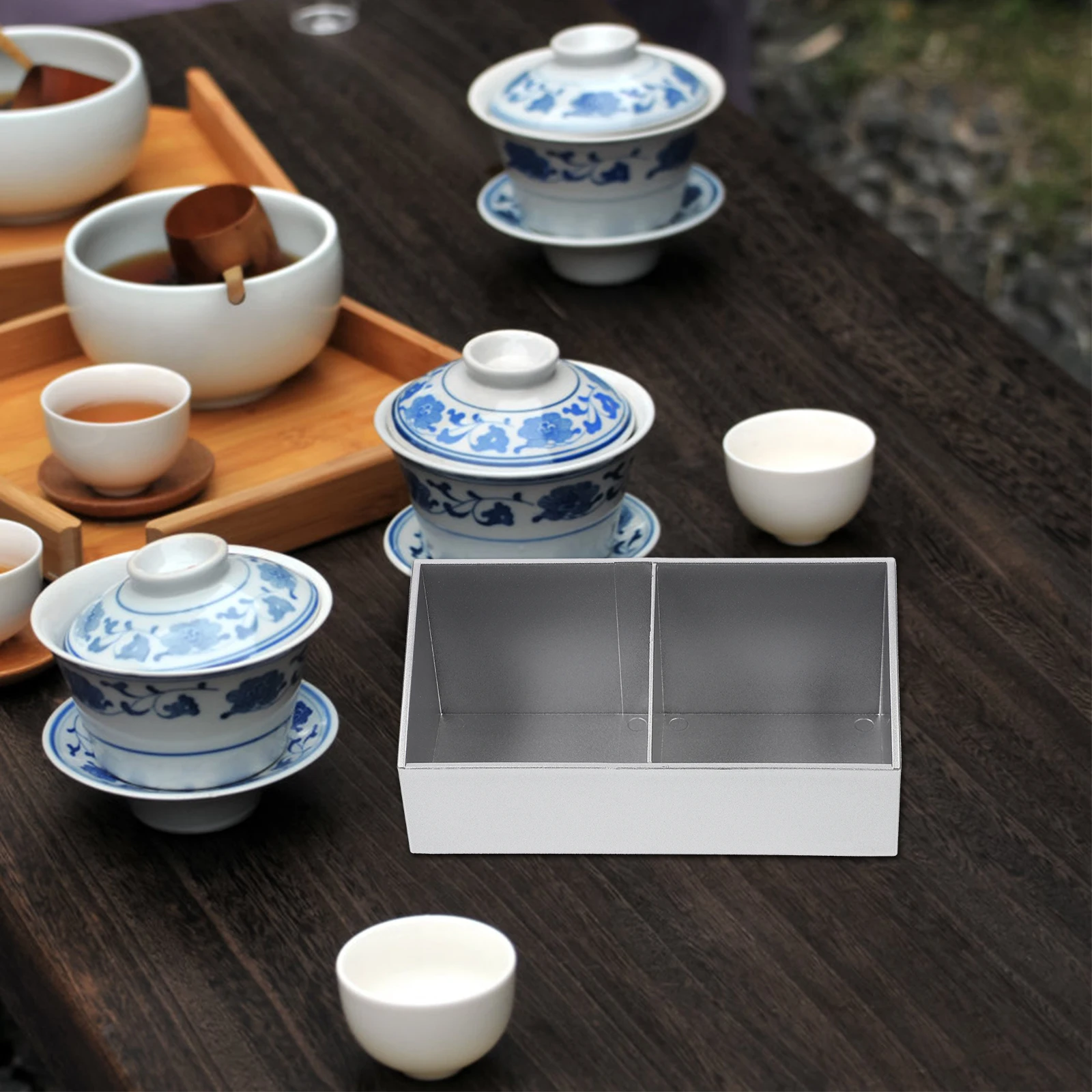 

Tea Bag ganizer Storage Box Holder for Coffee Sugar Packets Hotel Supply Tray Abs Tea Box Container Portable Kitchen Bar