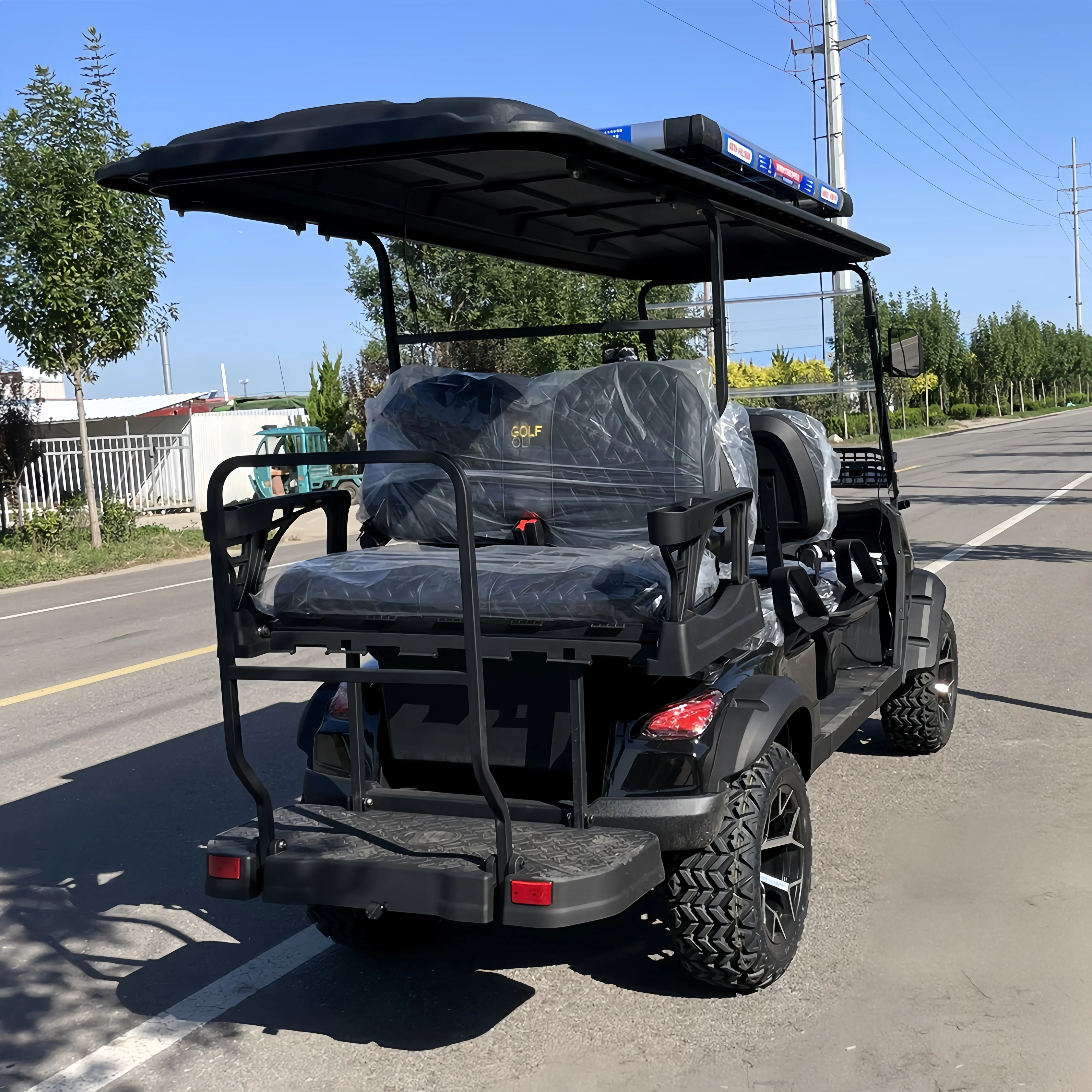 4-seater 4X4 all wheel drive off-road sightseeing vehicle electric golf cart for sale with CE certification