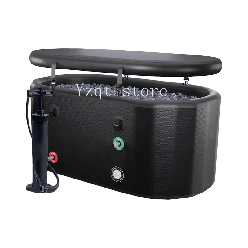 

Cross-border outdoor inflatable ice bucket brushed pool athlete ice tub, cold therapy box
