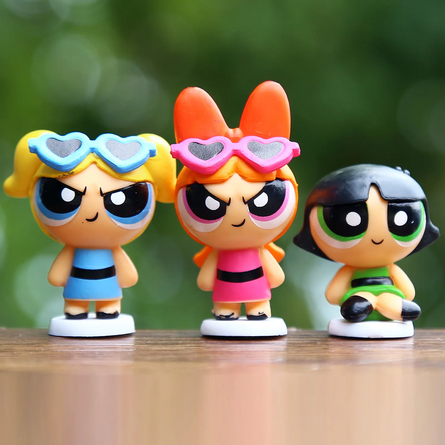Powerpuff Girls Blind Box Mini Figures Cartoon PVC Character Statue Collectible Desktop Ornament Perfect Birthday Gift - view 3