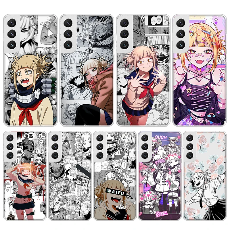 MHA Himiko Toga Soft Phone Case For Samsung Galaxy S24 S23 S22 Ultra S21 Plus S20 FE S10 Lite S9 S8 + S10E Pattern Capa