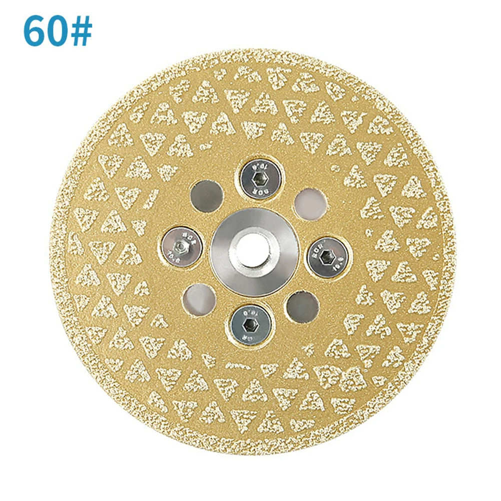 3 pz 100mm Disco Da Taglio Per M10 Smerigliatrice Angolare Doppio Lato Mola Lama Per Sega Taglio Marmo Strumenti 45/60/100 Grana